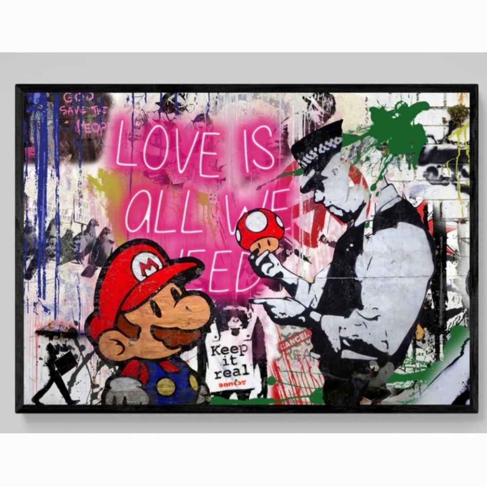 Mario 8 1/2"x11" Wall Art